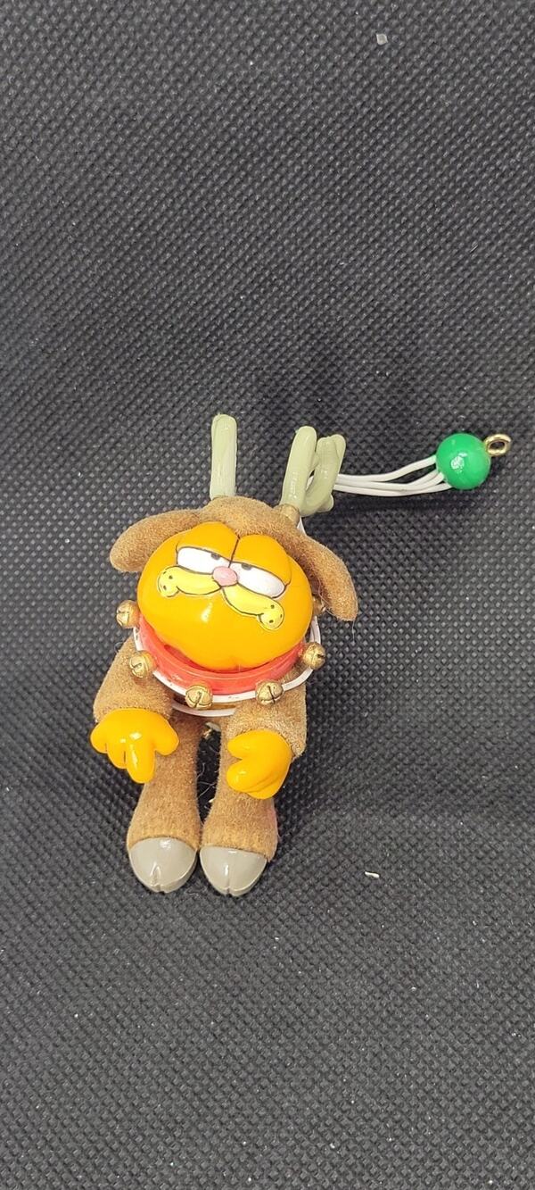 VTG 1978 Enesco Garfield “Deer Garfield” Christmas Ornament – Rare - READ